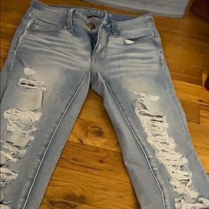 American eagle ripped jeans
